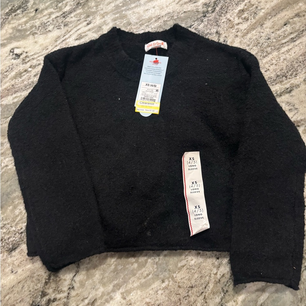 New Girls pullover boucle sweater